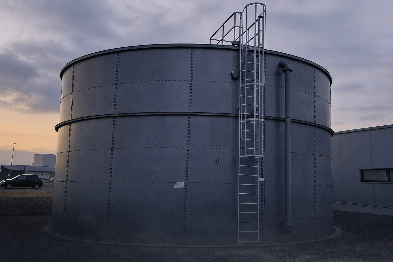 Sprinklertank Sanierung und Abdichtung