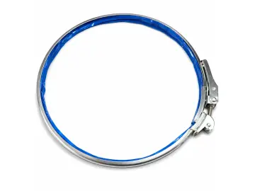 Spannschelle mit Schnellverschluss und Klebedichtung