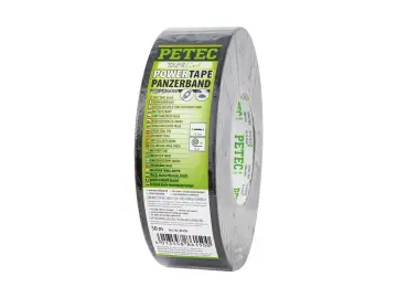 PETEC POWER Tape Panzerband schwarz 50m