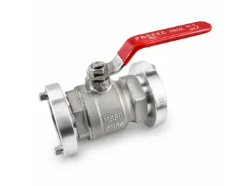 Kugelhahn mit 2x IG & Storz-Kupplungen – Full Bore für Feuerwehr & Industrie