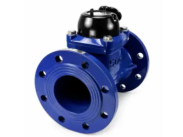 Industrie Wasserzähler Trockenläufer DN50–DN150 – Gusseisen mit DIN-Flansch