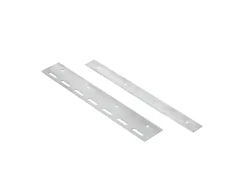 Halteplatte aus Edelstahl für Streifenvorhänge 200mm