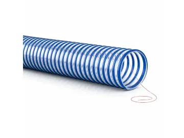 Antistatischer lebensmittelechter PU Förderschlauch transparent & flexibel