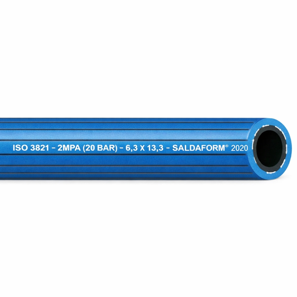 Bild 1 von Sauerstoffschlauch SALDAFORM®/BLAU  / (Schlauchgröße: Innen x Aussen) 9 x 16 mm