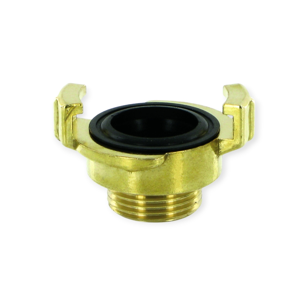 Bild 1 von Wasserschlaucharmatur mit Außengewinde – Messing, 40 mm Klaue  / (Klauenweite x AG) 40mm x 1 1/2