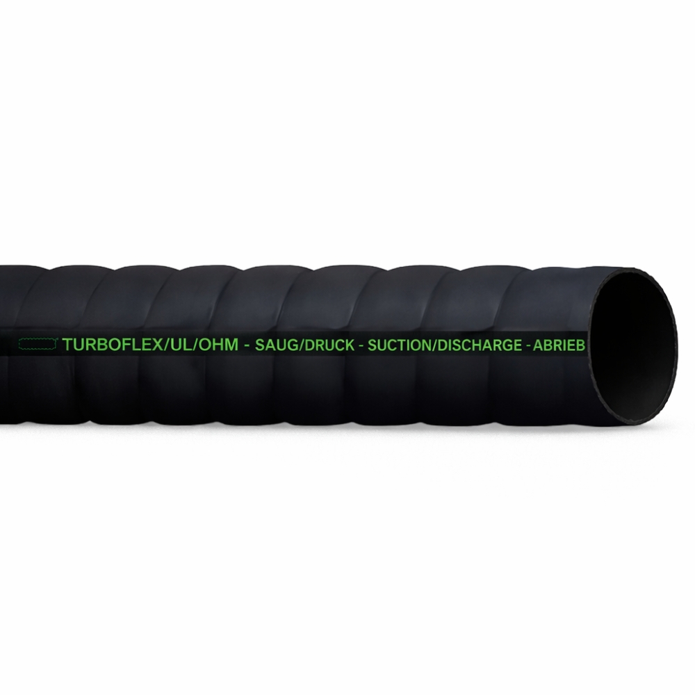 Bild 1 von Abriebfester Gummi Saug- und Druckschlauch TURBOFLEX®/U.L./OHM  / (Schlauchgröße: Innen x Außen) 76 x 88 mm