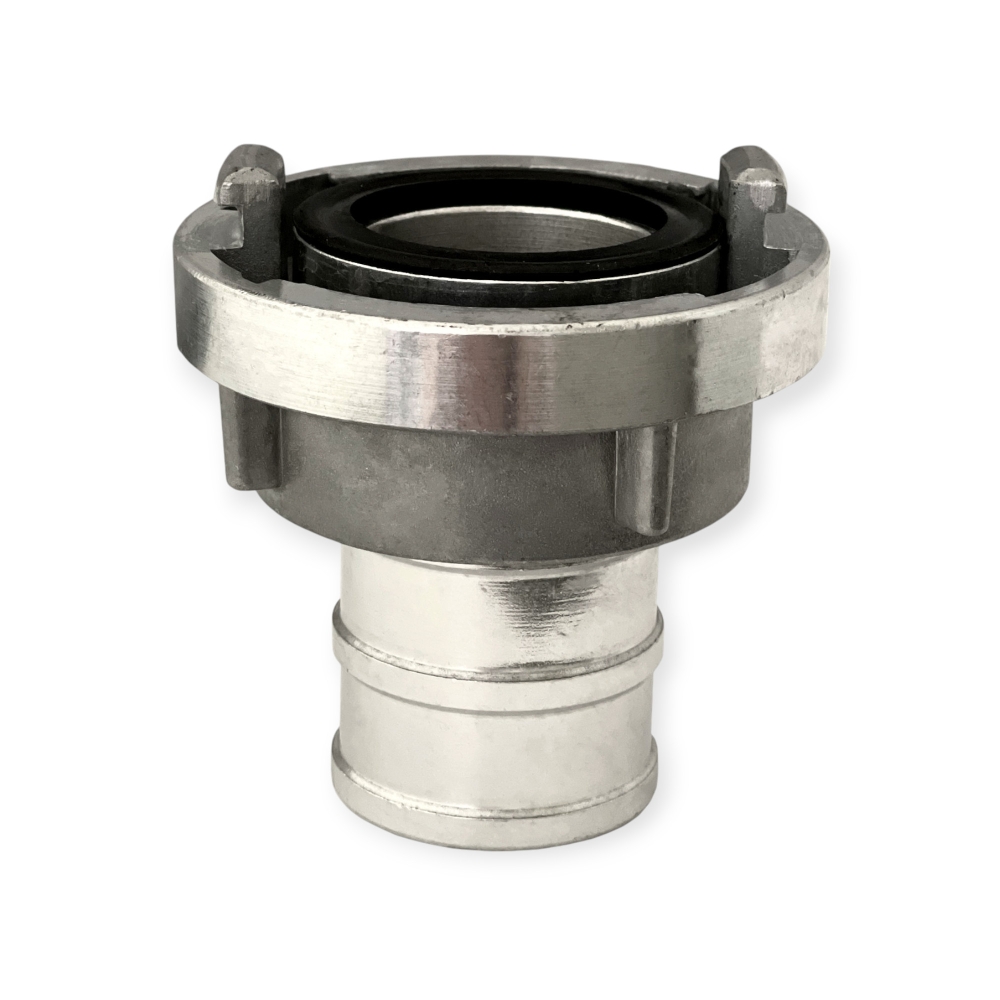 Bild 1 von Storzkupplung Aluminium mit langem Stutzen und NBR-Dichtung – Industrieausführung