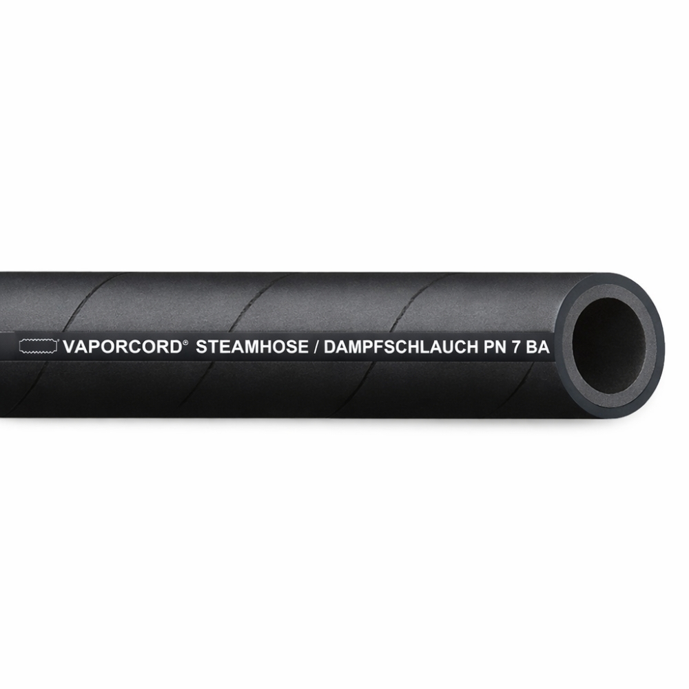 Bild 1 von Niederdruck Dampfschlauch für Heisswasser oder Sattdampf VAPORCORD®  / (Schlauchgröße: Innen x Aussen) 76 x 98 mm