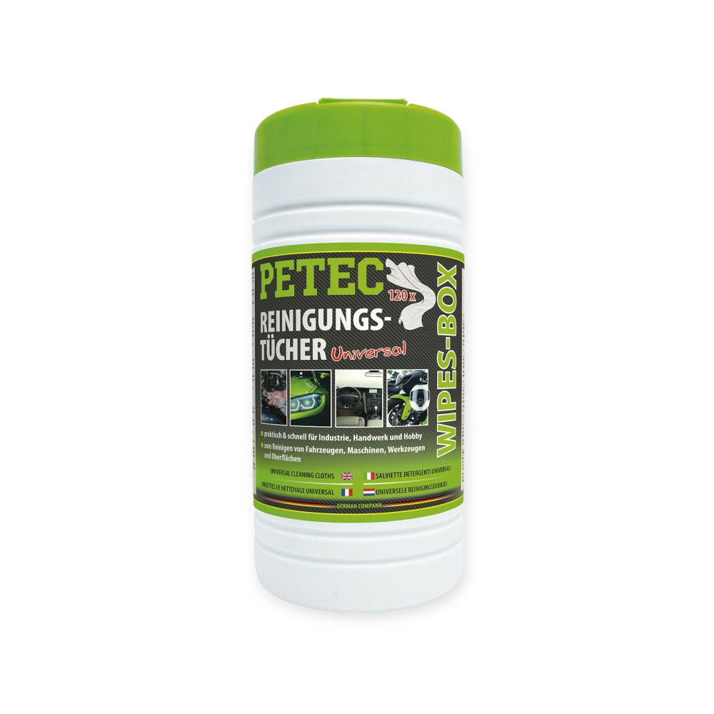 Bild 1 von PETEC Reinigungstücher Wipes-Box 120 Tücher